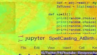 NaPoWriMo x NaPoGenMo Prompt Day 29: Spells At Birth