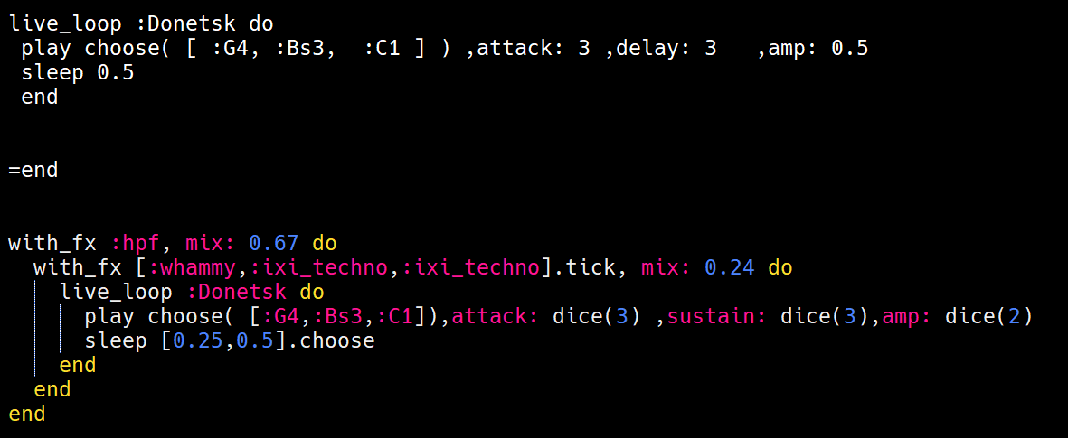 SonicPi Remix  - 2022-05 -07